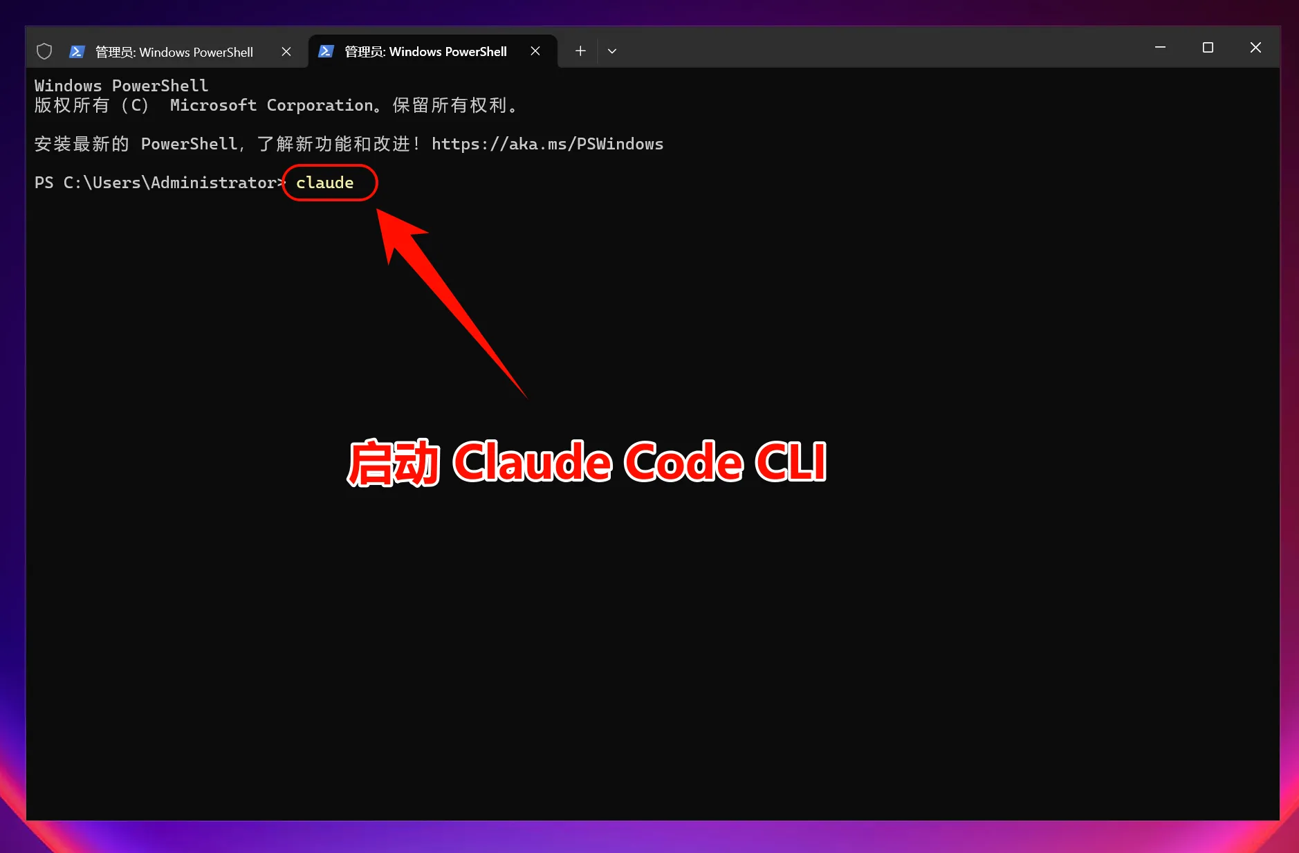 启动 Claude Code